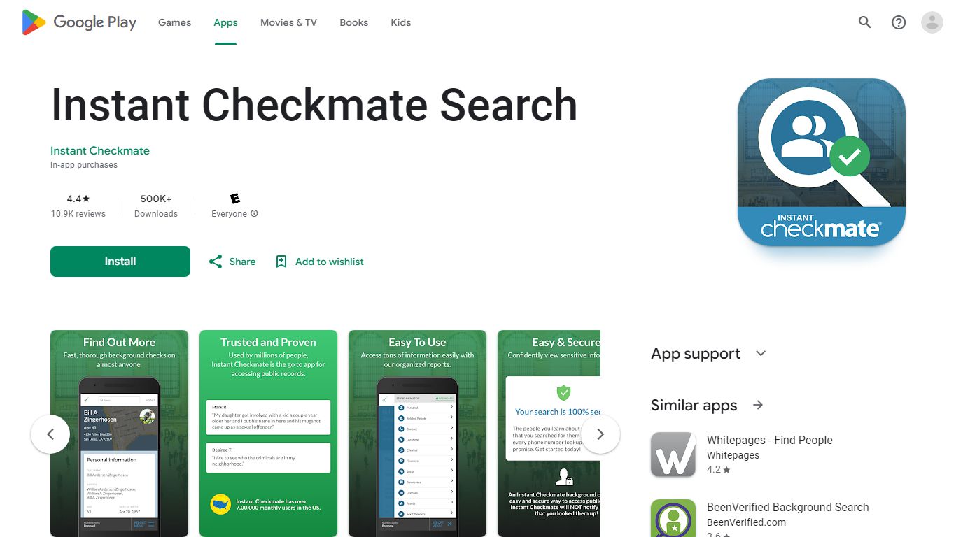 Instant Checkmate Search - Apps on Google Play